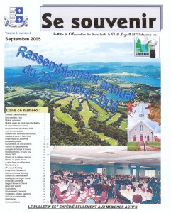 Bulletin- Automne 2005